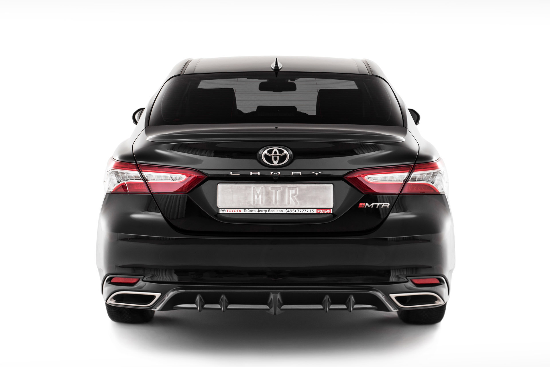 Rear bumper diffuser MTR Design for Toyota Camry XV70 for 2.0 и 2.5 L modification