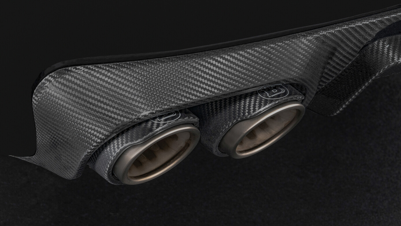 Sports exhaust system Brabus Carbon for Rolls-Royce Ghost
