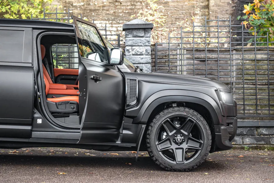 Check our price and buy Kahn Design carbon fiber body kit set for Land Rover Defender 110 wide track