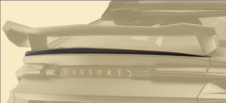 Rear decklid spoiler Mansory Carbon for Lamborghini Urus Venatus