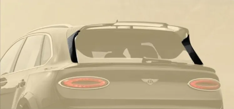 Roof spoiler extension Mansory Carbon for Bentley Bentayga V8 2020