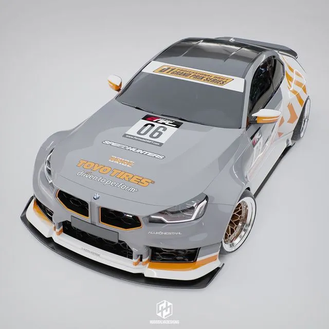 BMW M2 G87 Custom Wide Body Kit by Hugo Silva