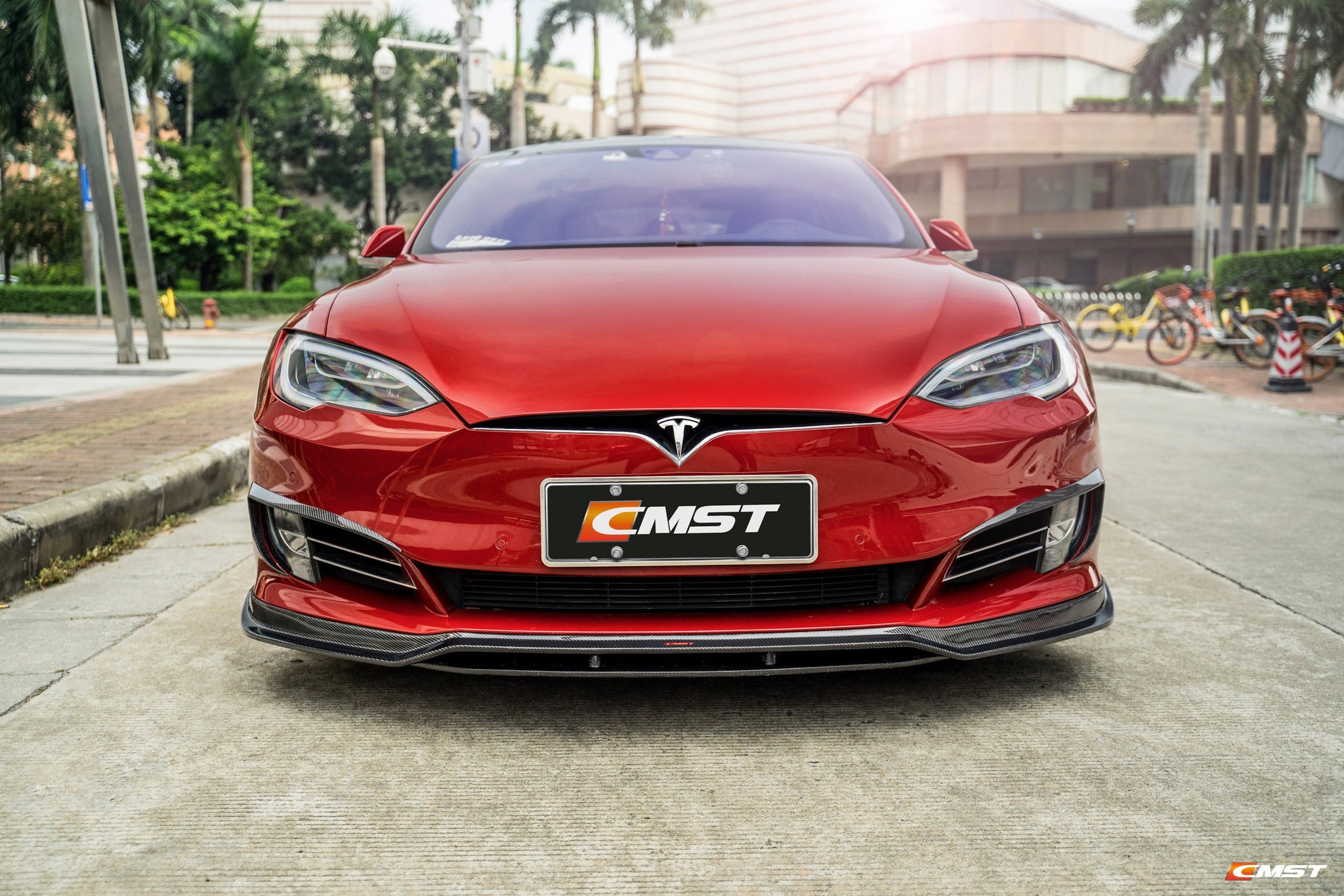 Check our price and buy CMST Carbon Fiber Body Kit set for Tesla Model S!