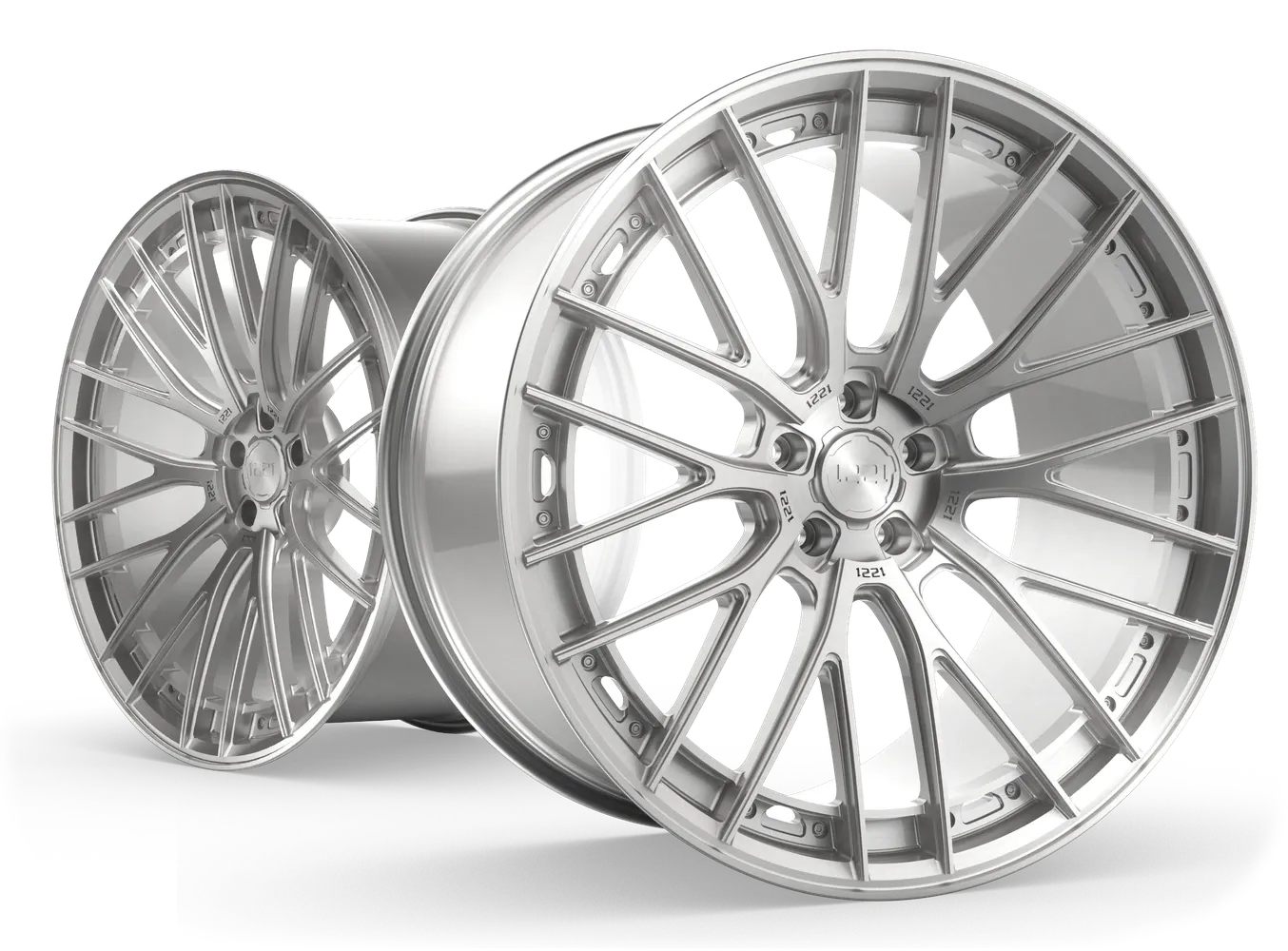 1221 Wheels 0440 AP1X Forged Wheels — Brushed Gloss Clear view