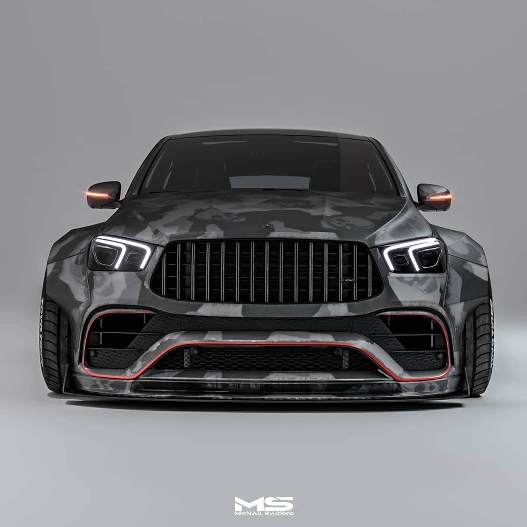 Mercedes-Benz GLE Coupe С167 Custom Body Kit by Mikhail Sachko