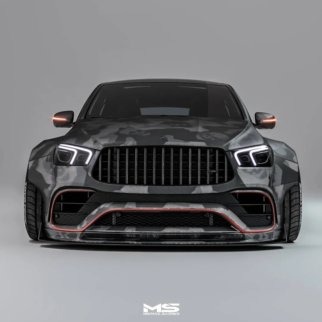 Mercedes-Benz GLE Coupe С167 Custom Body Kit by Mikhail Sachko