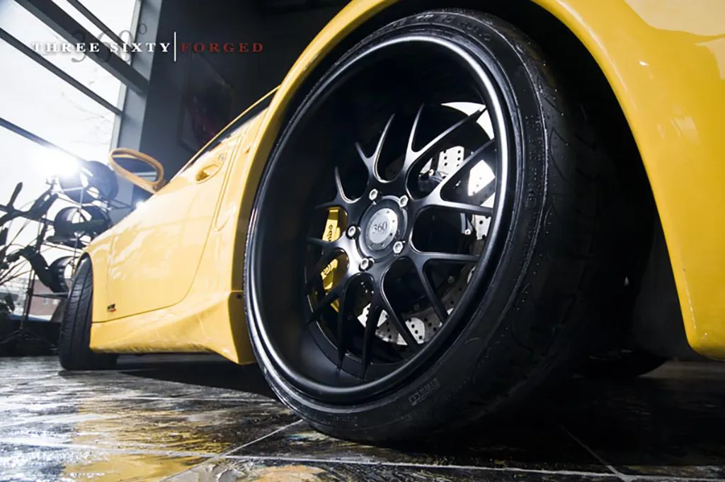 Porsche 997 Turbo on 360 Forged Mesh 8 wheels