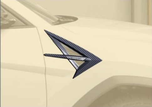 Air outtake splitter for front fender Mansory Carbon for Lamborghini Urus Soft kit