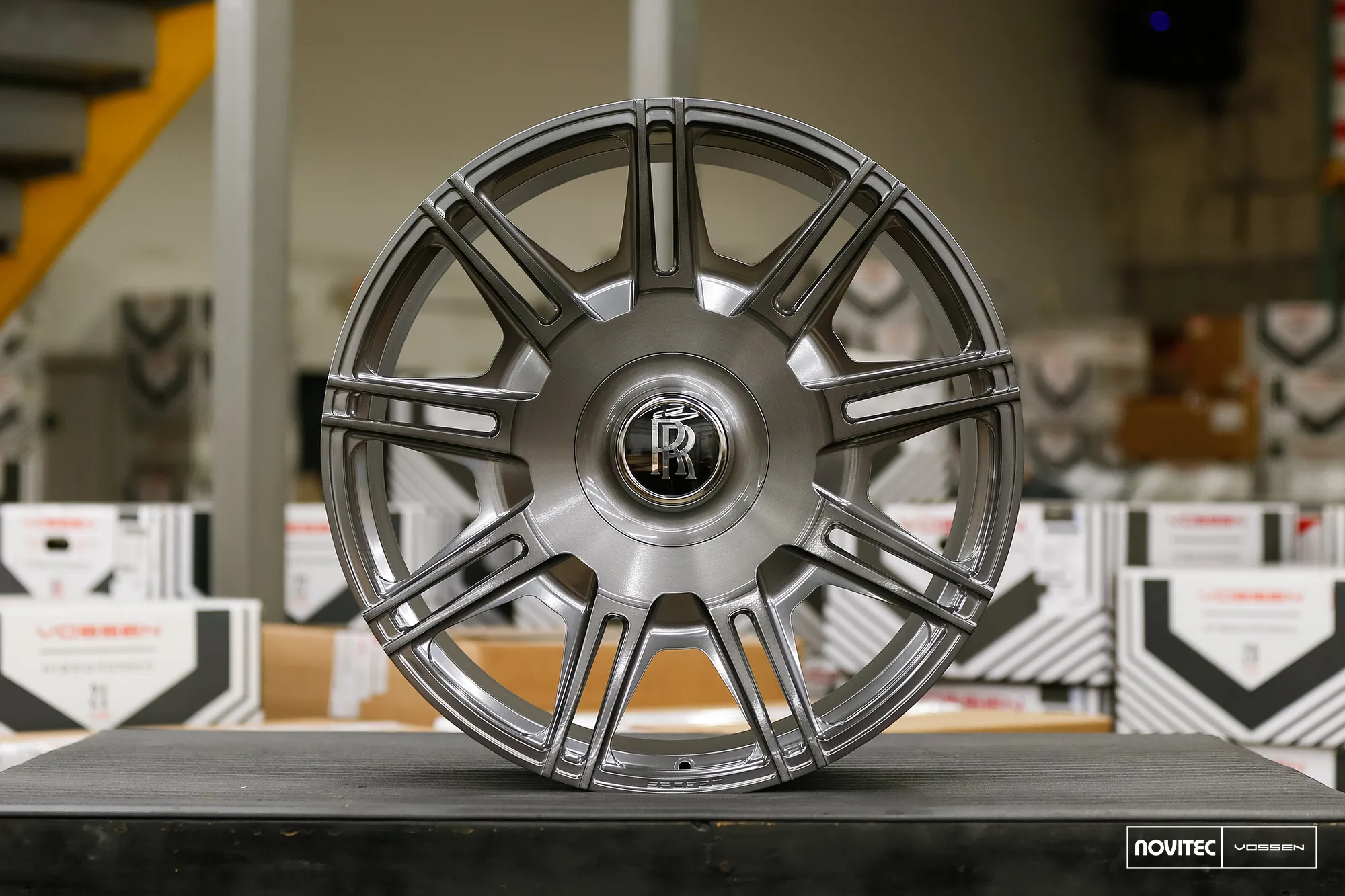 Vossen SP2 forged wheel — finish detail
