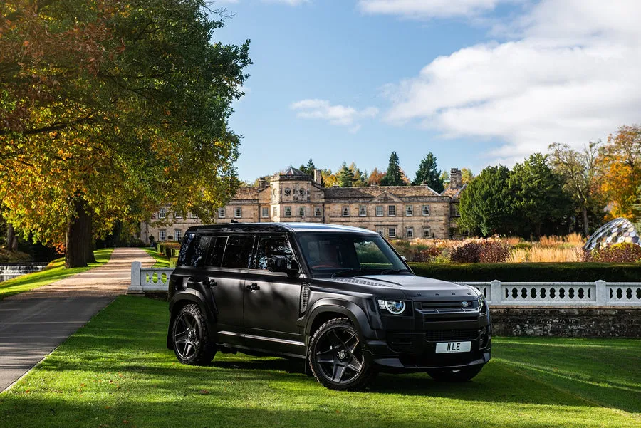 Check our price and buy Kahn Design carbon fiber body kit set for Land Rover Defender 110 wide track