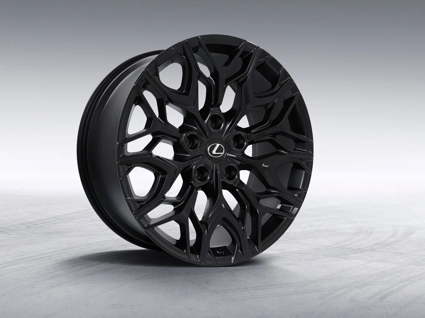 Khann KW LT1 Black — mounted on Lexus LX 570