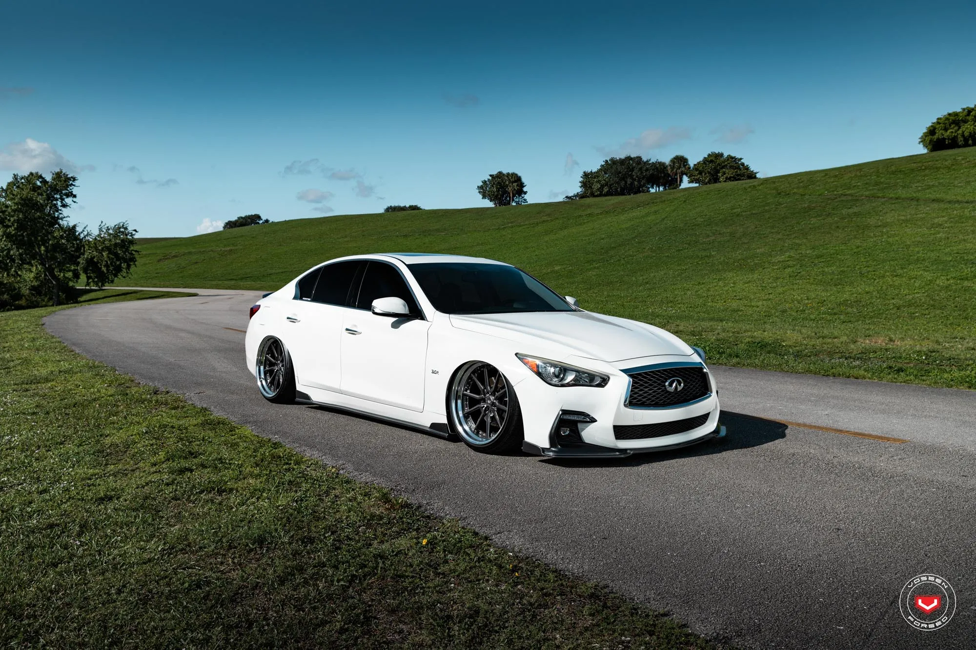 Vossen M X2 3 PIECE 3-piece forged wheel — concave face detail