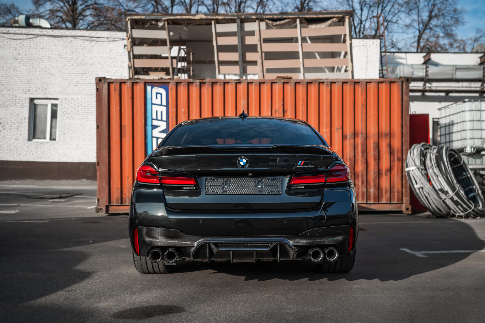 Rear Bumper diffuser M performance Max Carbon for BMW M5 F90 LCI Restyling