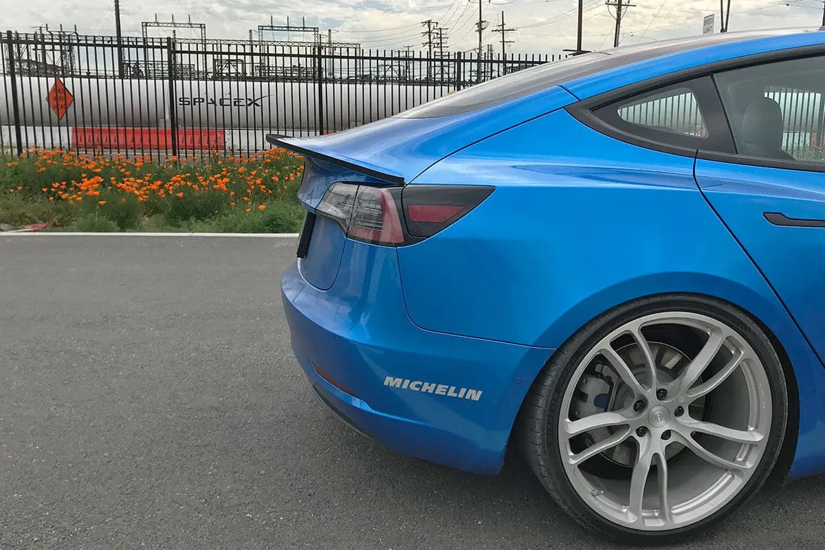 Check price and buy Unplugged Performance Carbon Fiber Body kit Set for Tesla Model 3
