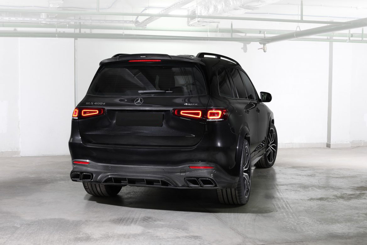 Rear spoiler BS Style Carbon for Mercedes-Benz GLS 800 AMG X167 AMG GLS 63