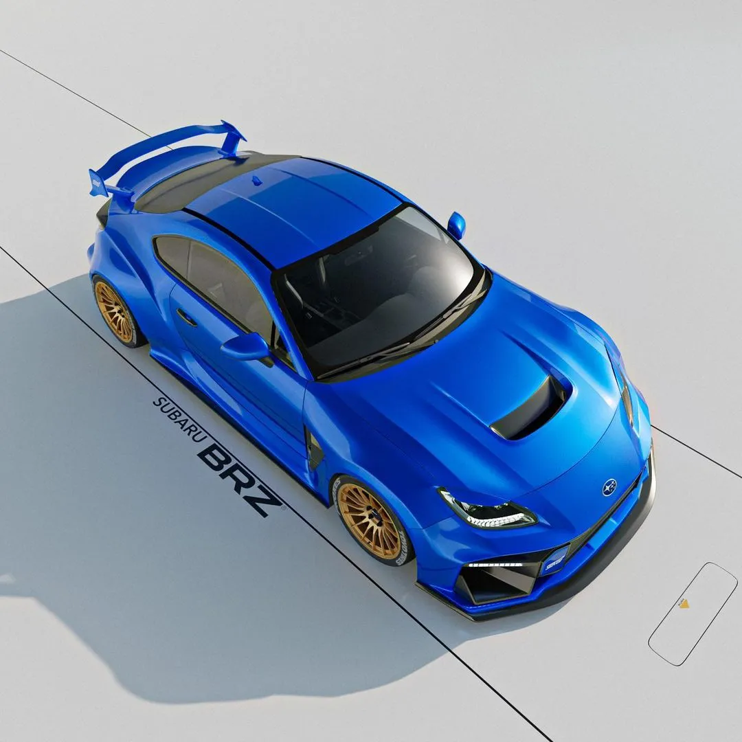 Subaru BRZ 2022 STI Wide Custom Body Kit by Avante Design