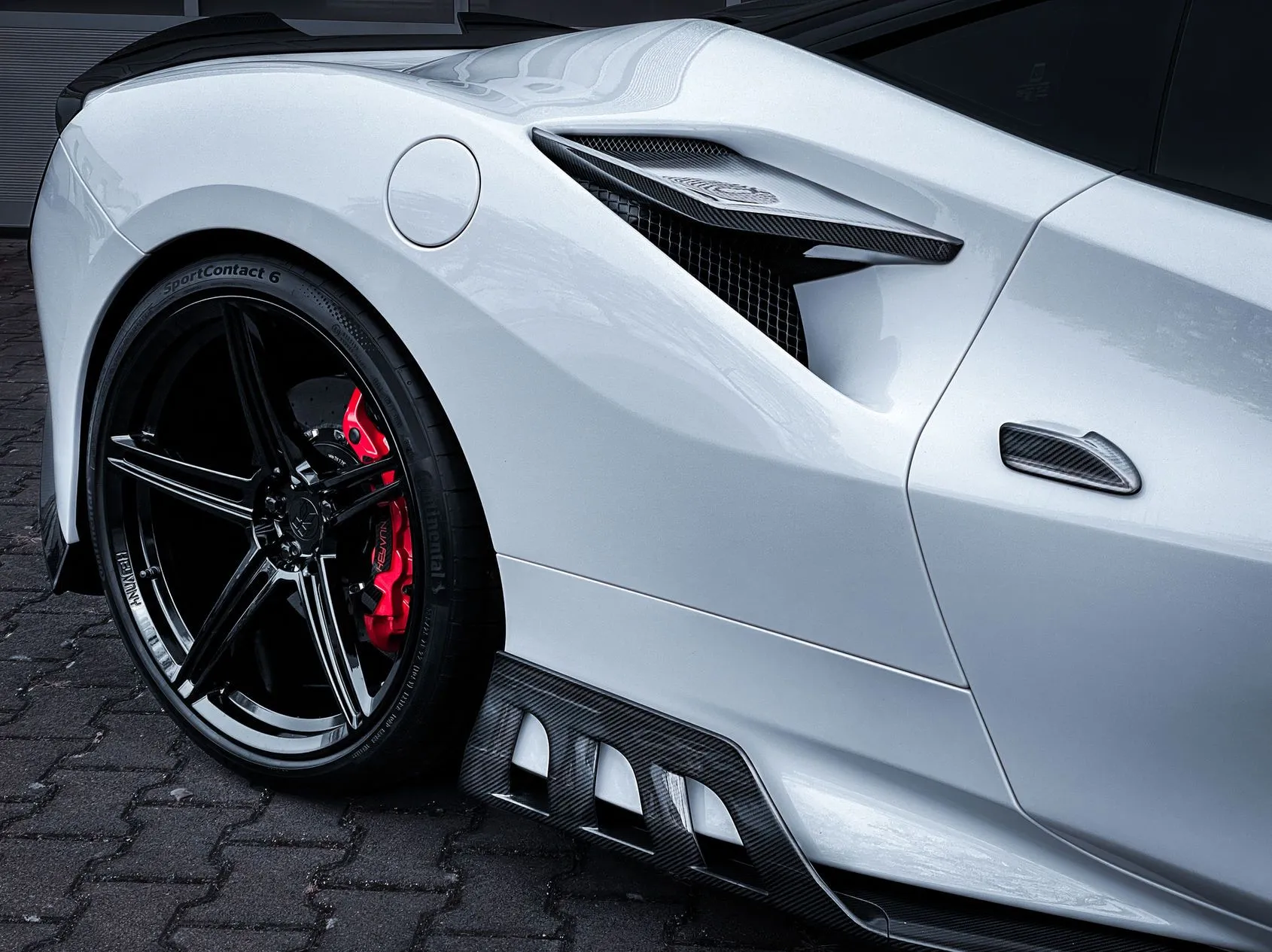 Check price and buy Keyvany Carbon Fiber Body kit set for Ferrari F8 Tributo 