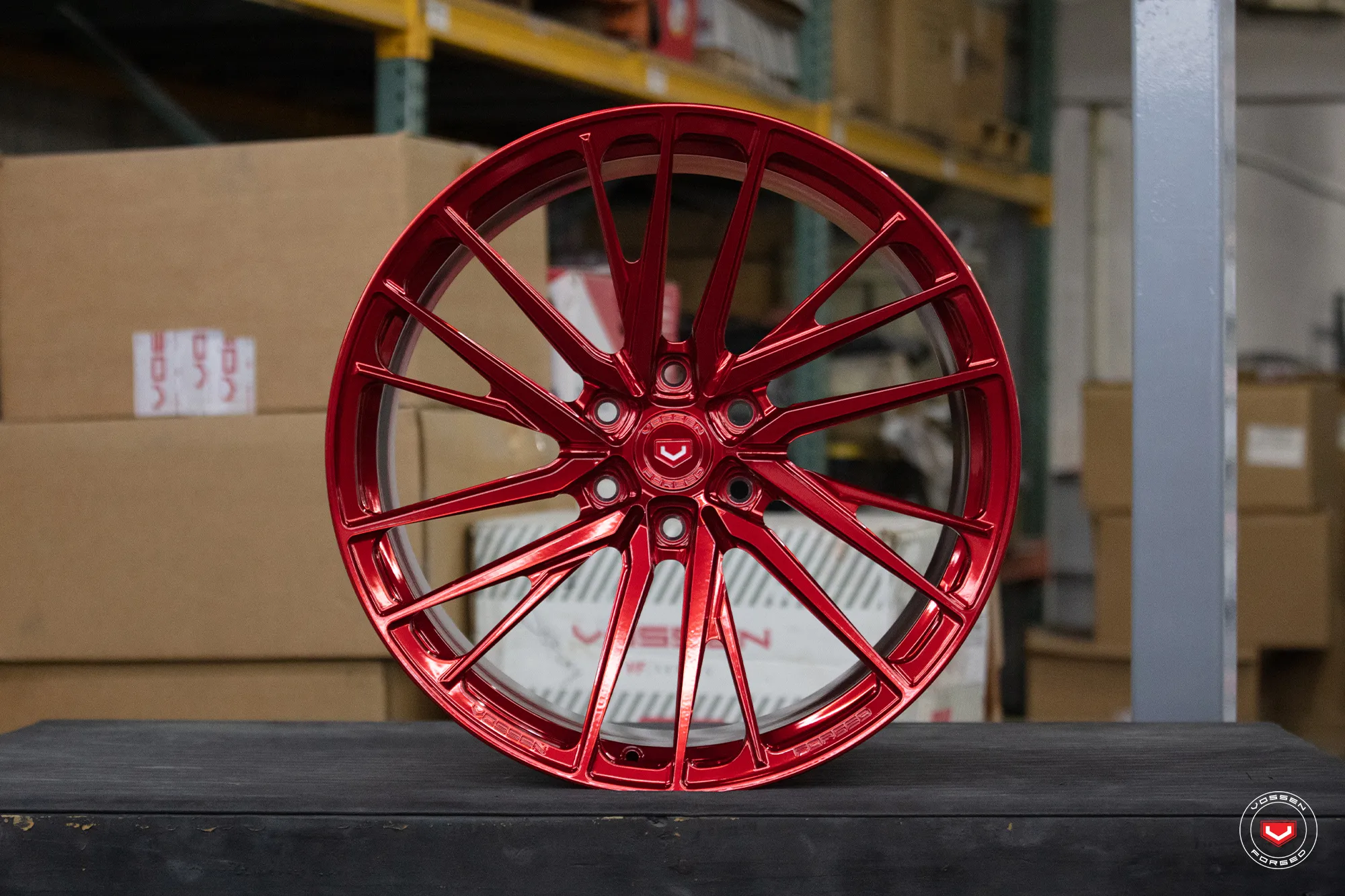 Vossen M X4T forged wheel — front view