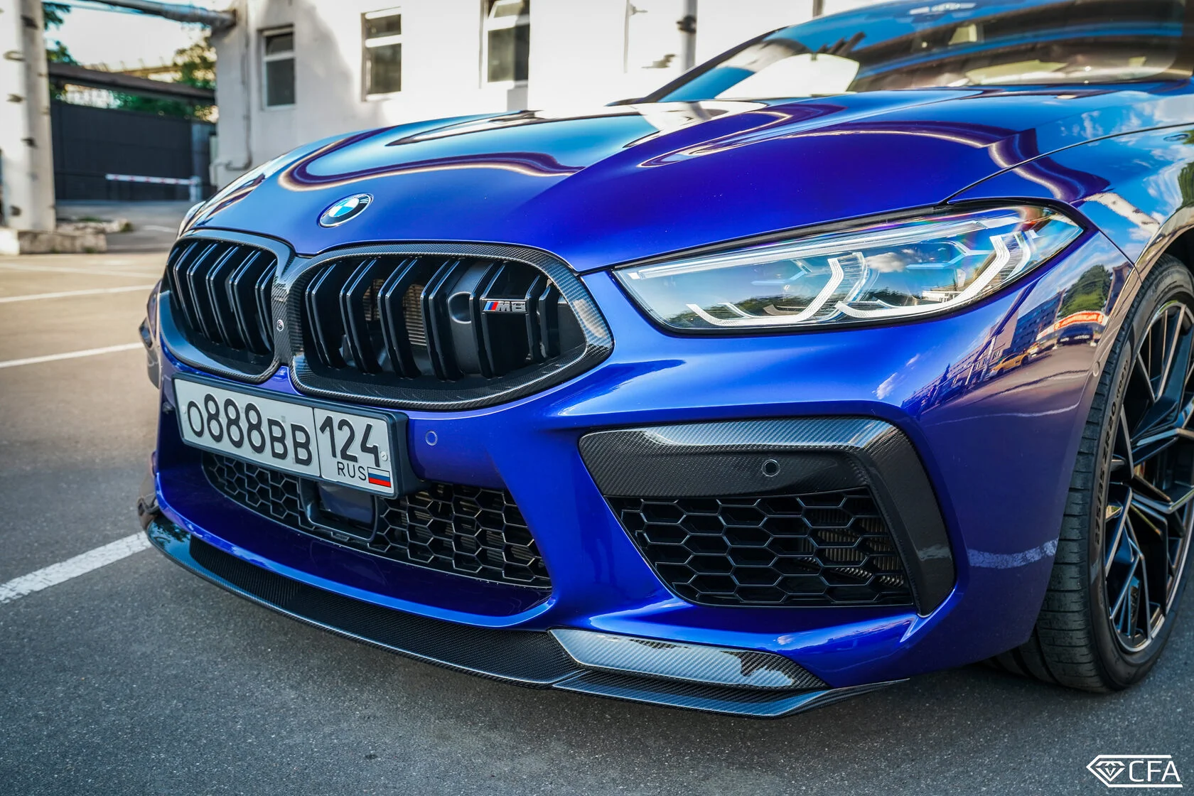 Lower Inserts In The Front Bumper M Performance Carbon For Bmw M F