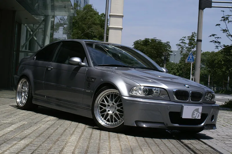 3D Design Brombacher Silver 19 inch on BMW E46 M3