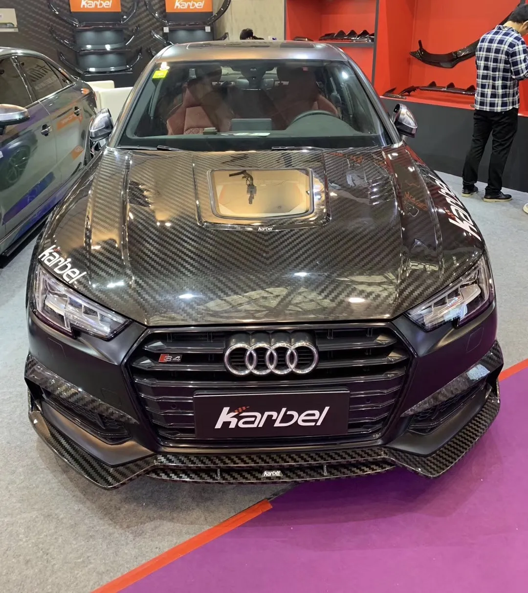 Check our price and buy Karbel Carbon Fiber Body kit set for Audi S4 B9