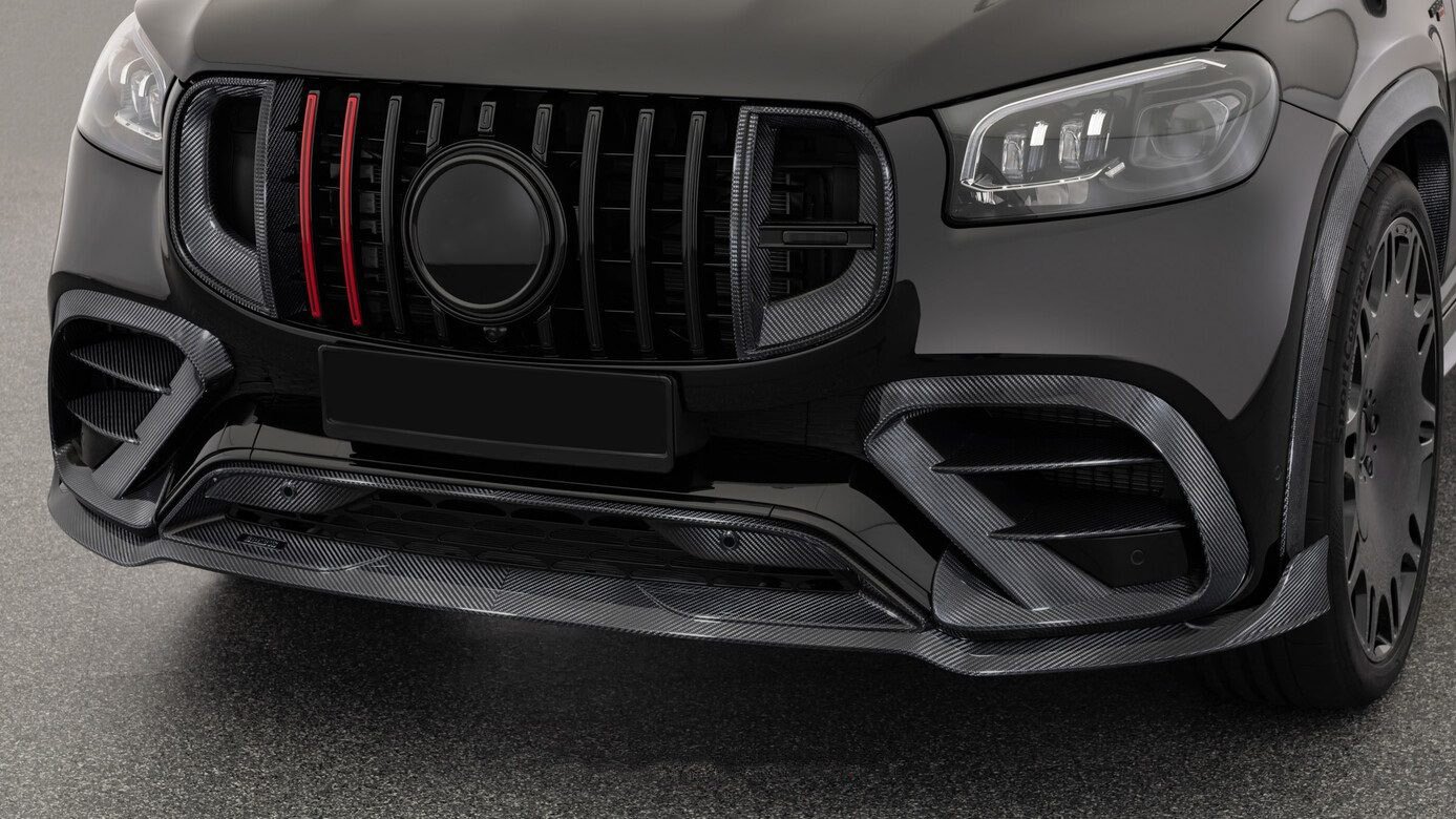 Front bumper spoiler BS Style Carbon for Mercedes GLE AMG V167 AMG GLE 63