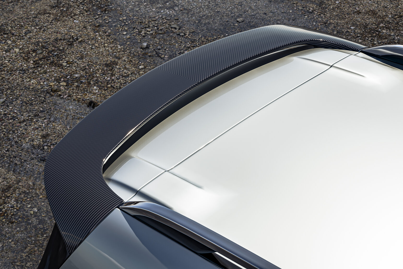 Carbon roof spoiler for Mercedes-Benz GLS X167