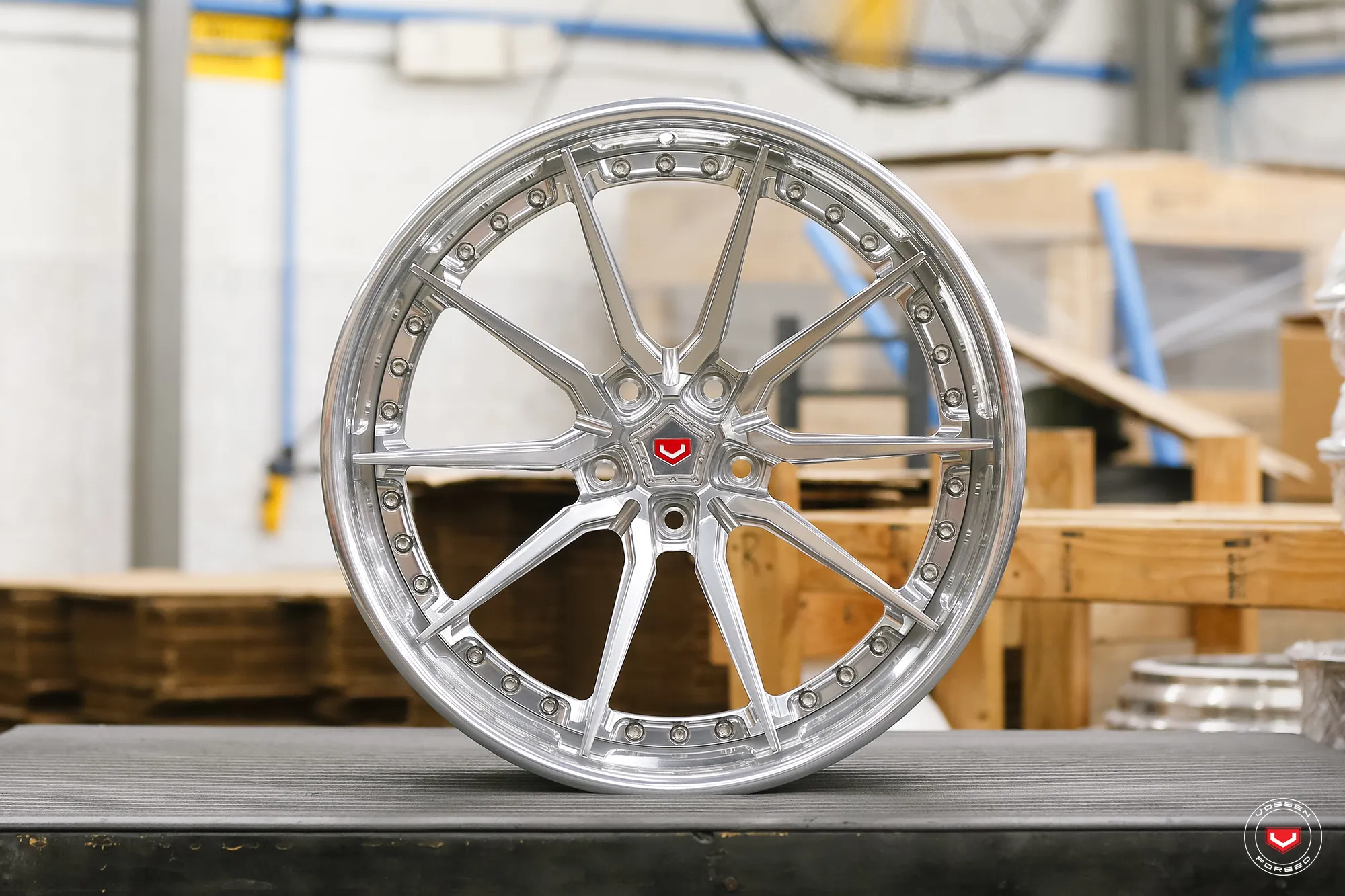 Vossen M X2 3 PIECE 3-piece forged wheel — side profile