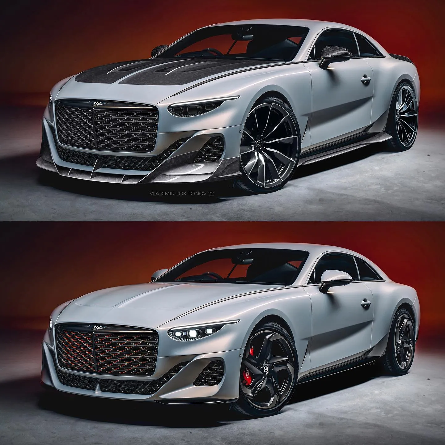 Bentley Mulliner Batur Custom Carbon Wide Body Kit by Vladimir Loktionov
