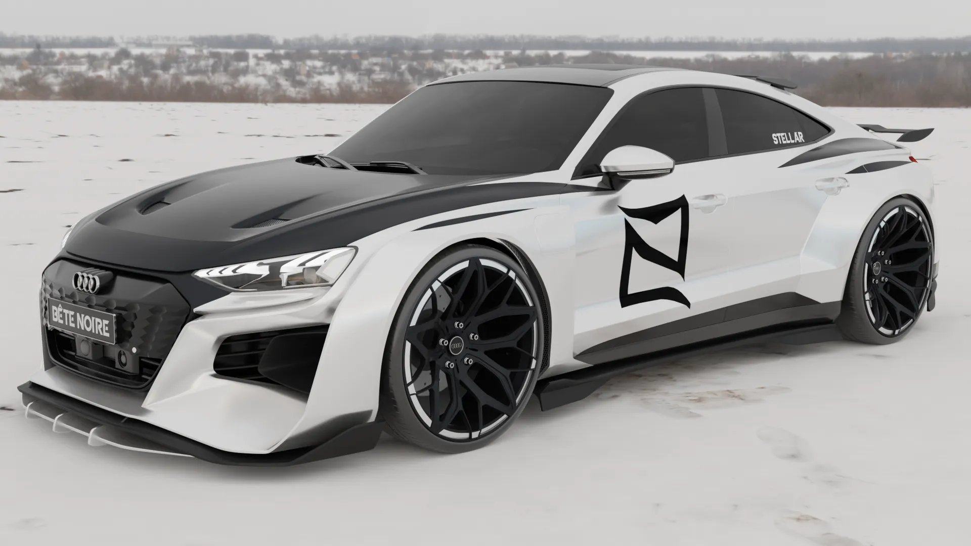 Audi E-Tron Custom Wide Body Kit by Bête Noire