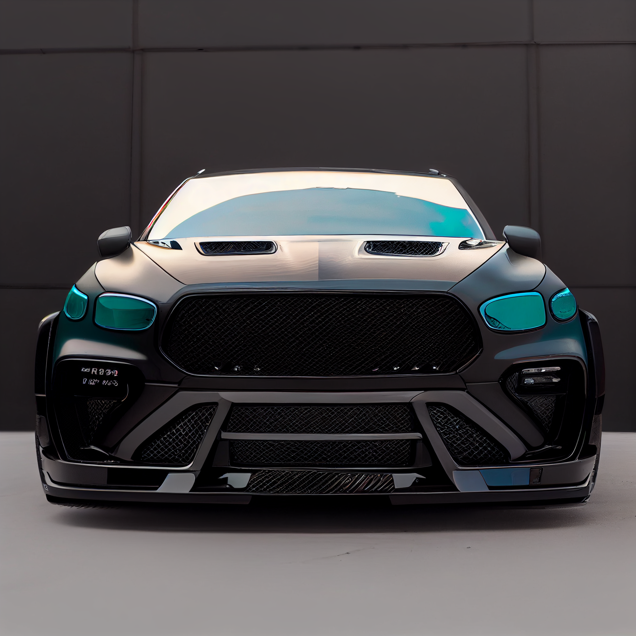 AI Custom Design Wide Body Front Bumper for Bentley Bentayga Ver 2.1