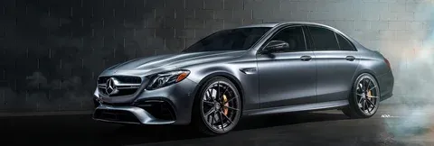 Matte Silver Mercedes-Benz E63S AMG on ADV.1 ADV5.2 M.V2 Advanced Series Wheels