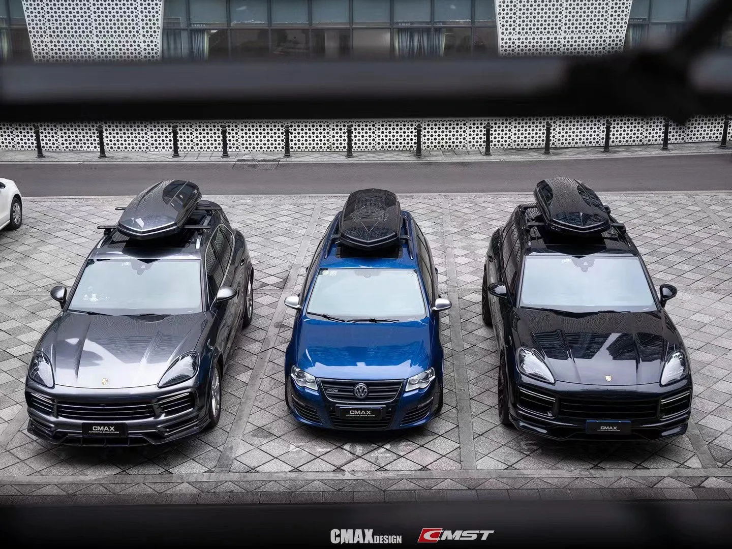 Check our price and buy CMST Carbon Fiber Body Kit set Style for Porsche Cayenne 9Y0