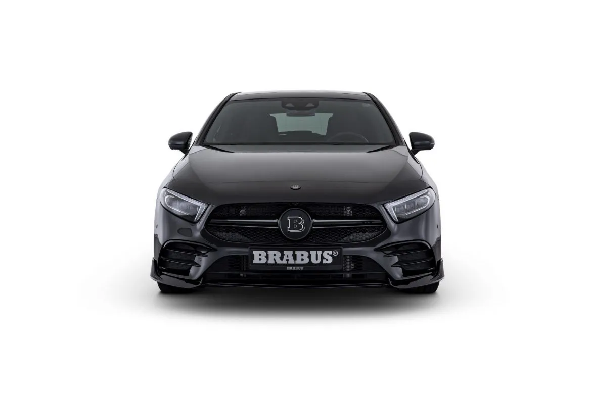 Front fascia top inlays BS Style Carbon for Mercedes A-class W177 A 160 - A 250 | AMG Line