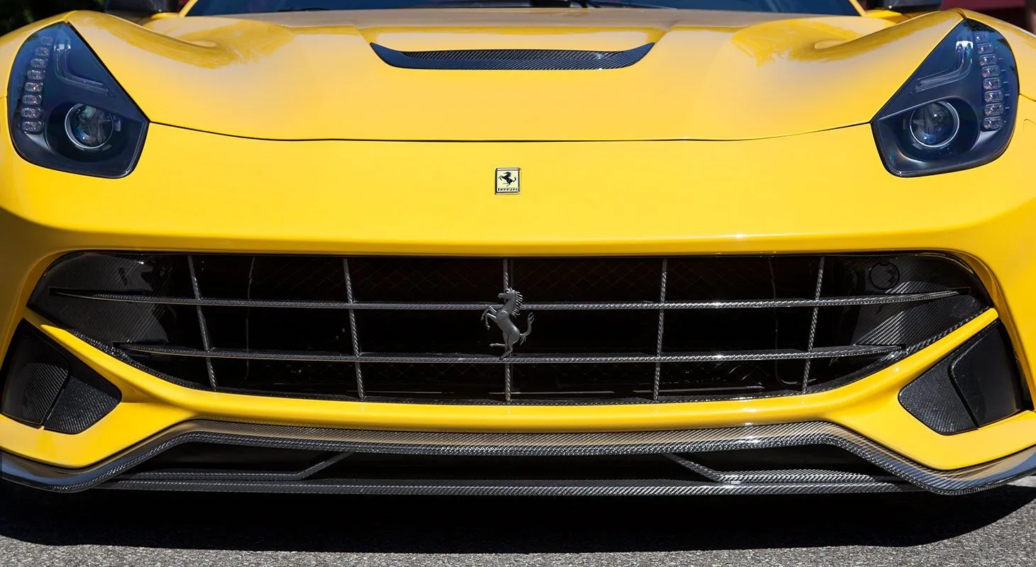 Front grill cover Novitec style carbon for Ferrari F12 Berlinetta