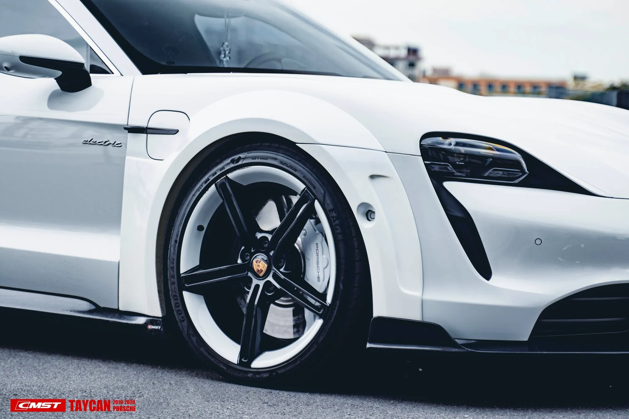 Check our price and buy CMST Carbon Fiber Body Kit set Style for Porsche Taycan Turbo & Turbo S