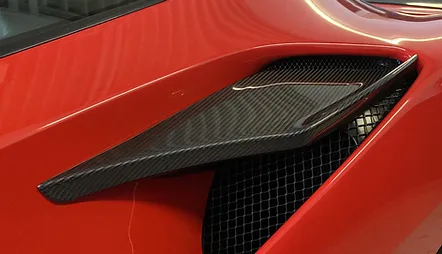 Side air intake housing Keyvany Carbon for Ferrari F8 Tributo 