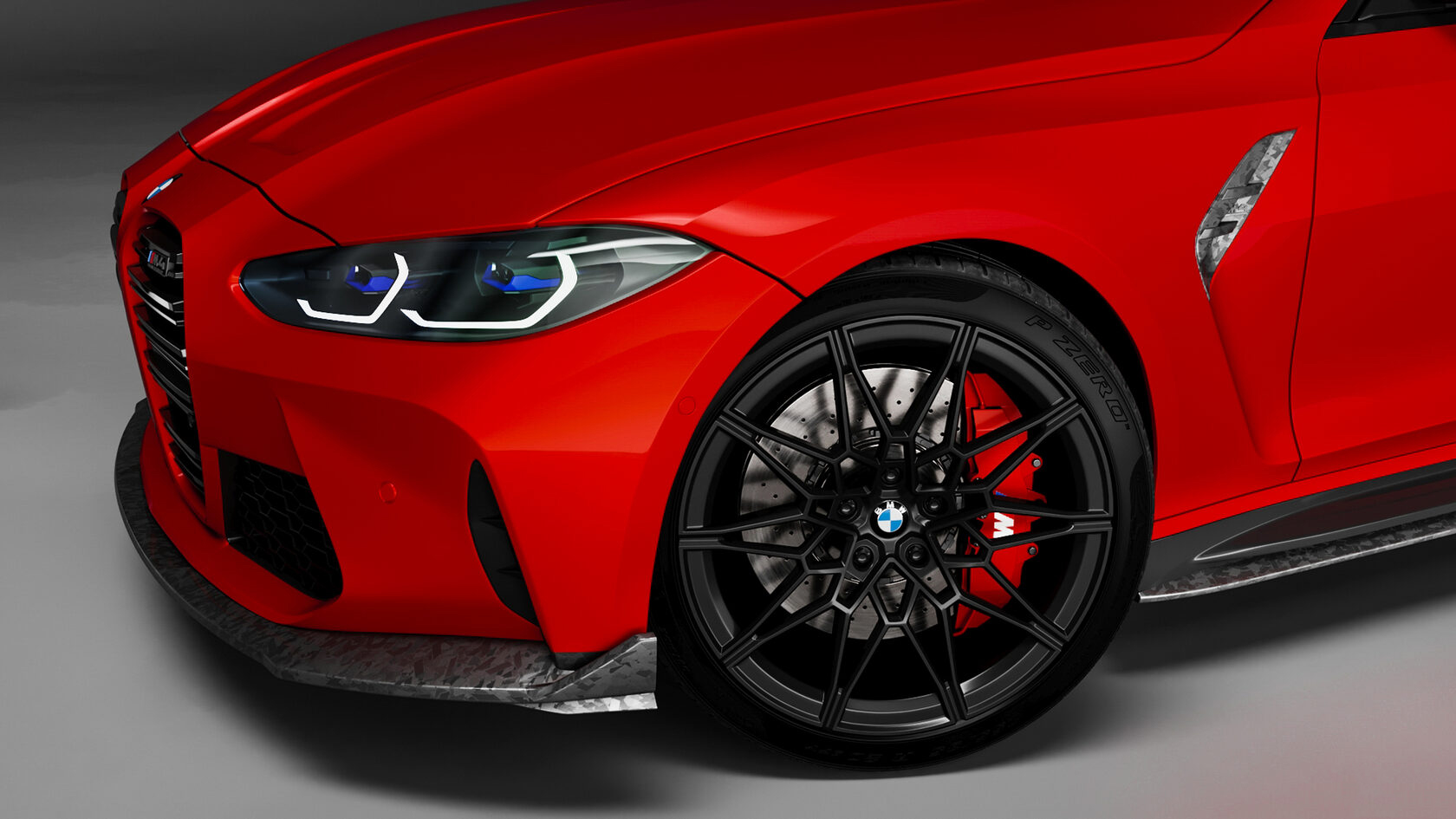 Gills in wings M Performance Forged Carbon for BMW M3 G80