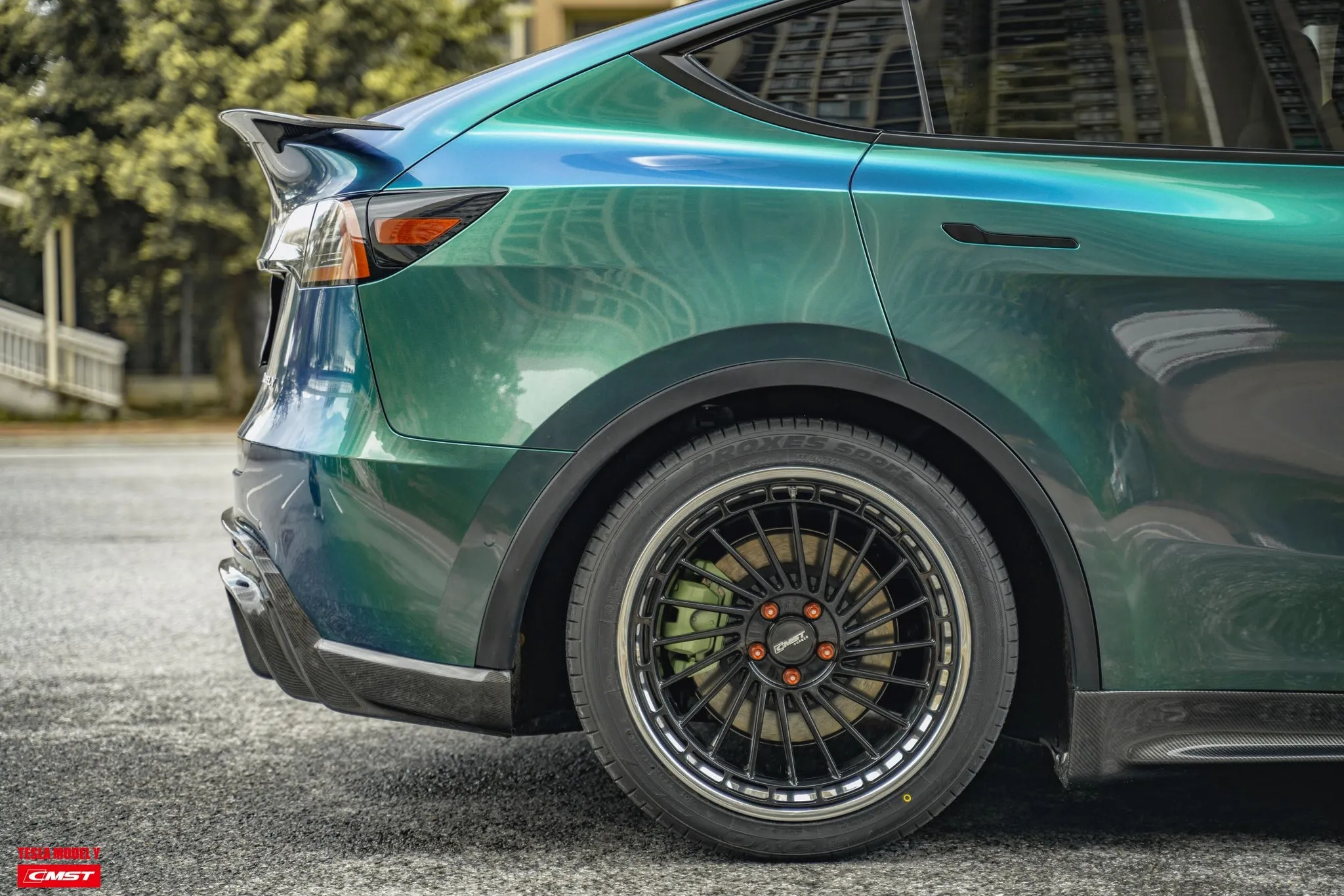 Check our price and buy CMST Carbon Fiber Body Kit set for Tesla Model Y!