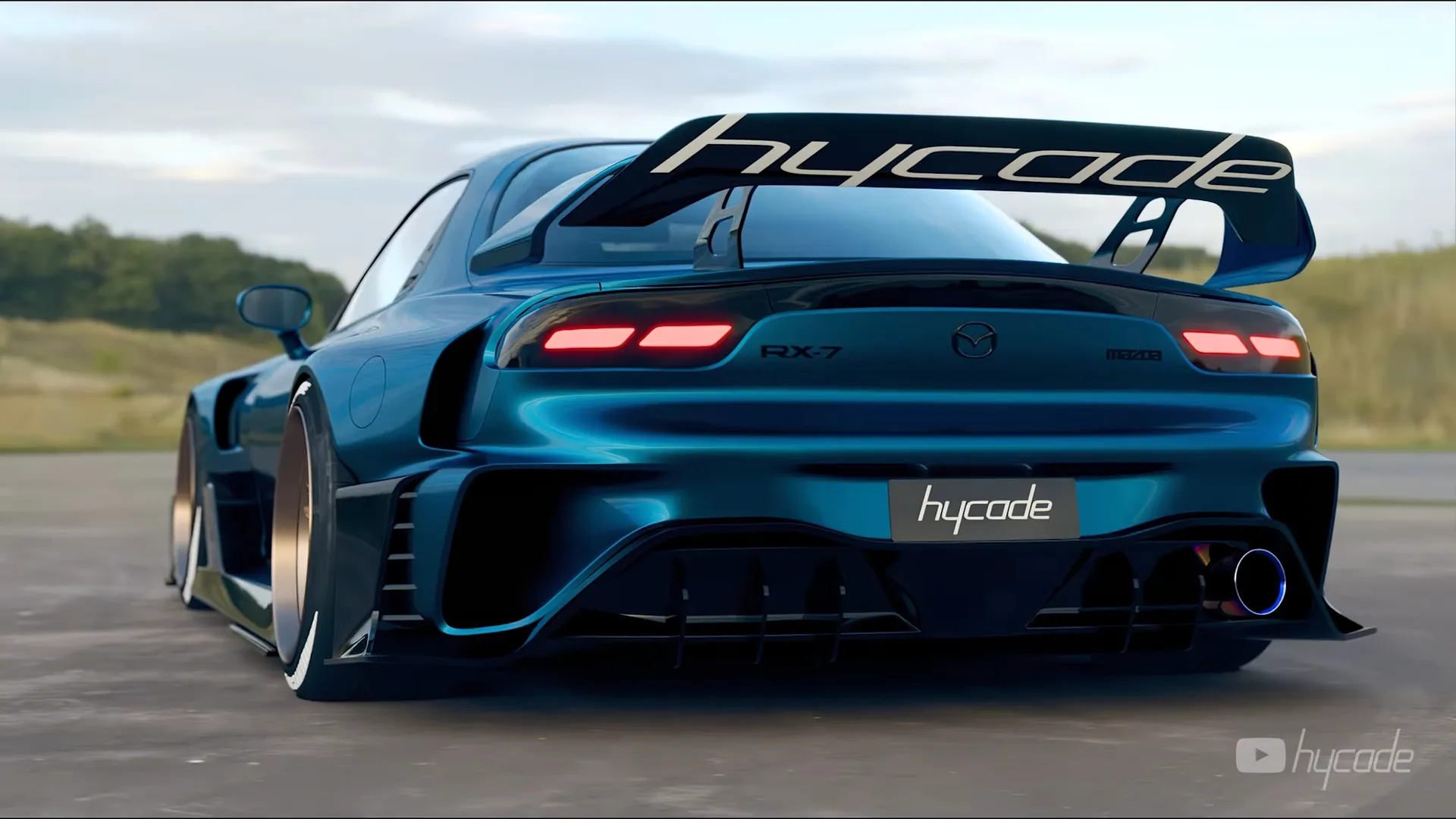 Mazda RX7 Custom Wide Body Kit by Hycade