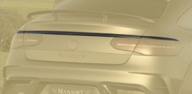 Rear panel Mansory carbon for Mercedes GLE Coupe C292 