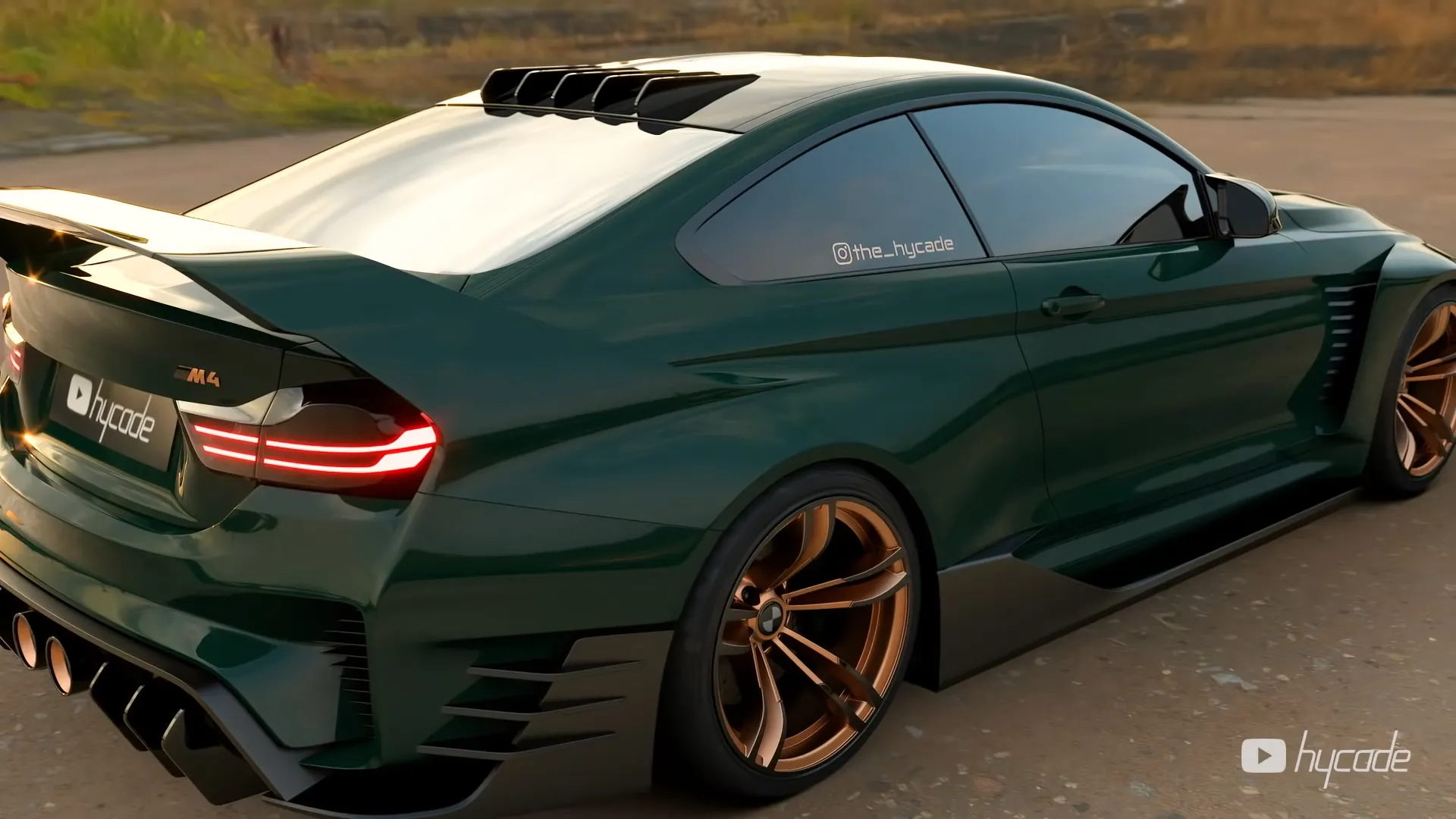 BMW M4 Evo Custom Wide Body Kit by Hycade