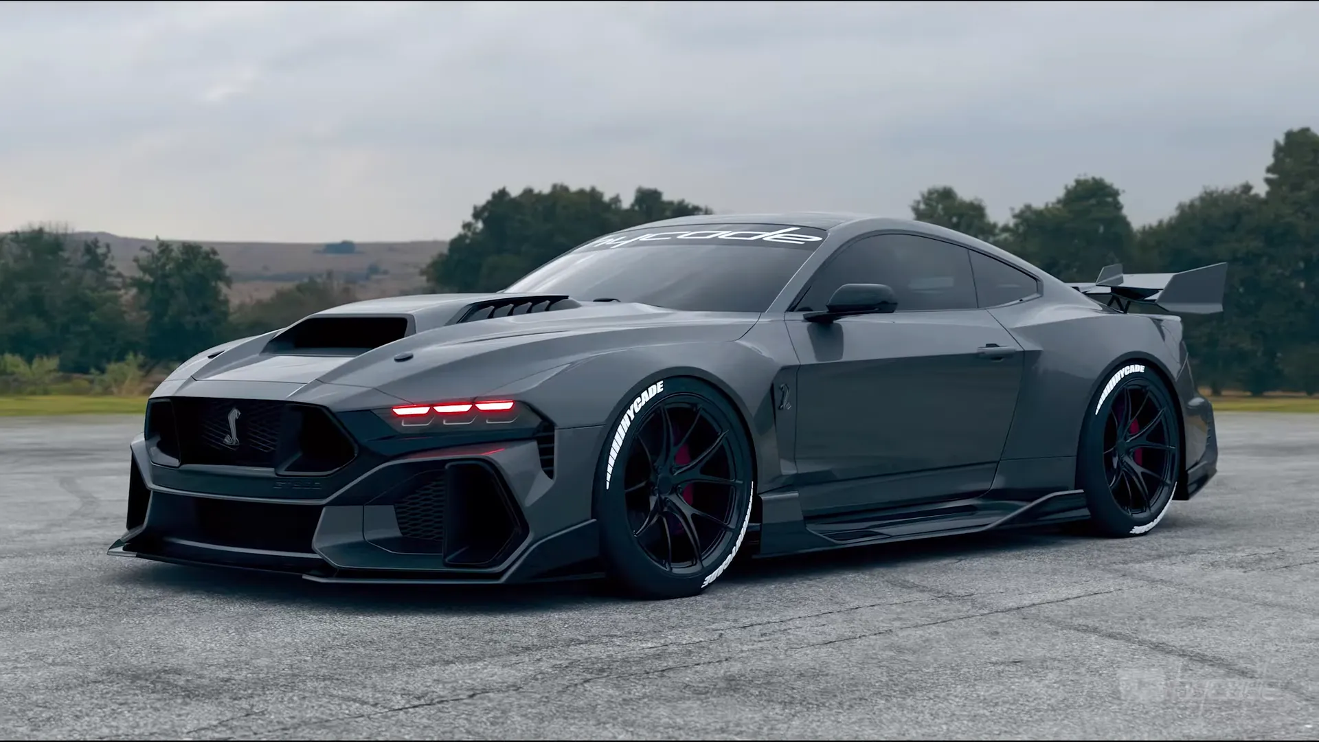 Ford Mustang GT 2024 Custom Design Wide Body Kit by Hycade