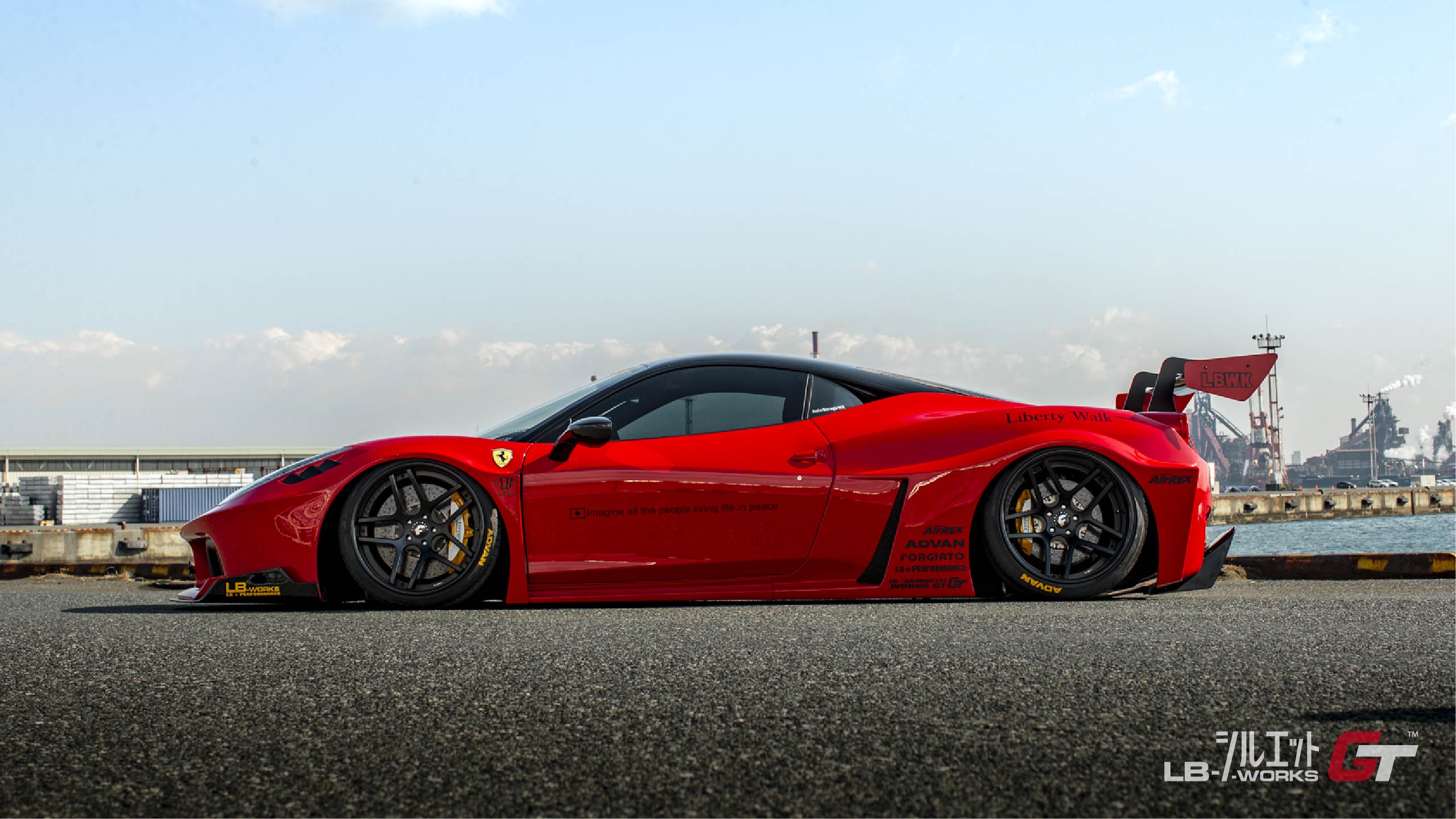 Check our price and buy Liberty Walk body kit for Ferrari 458 GT!