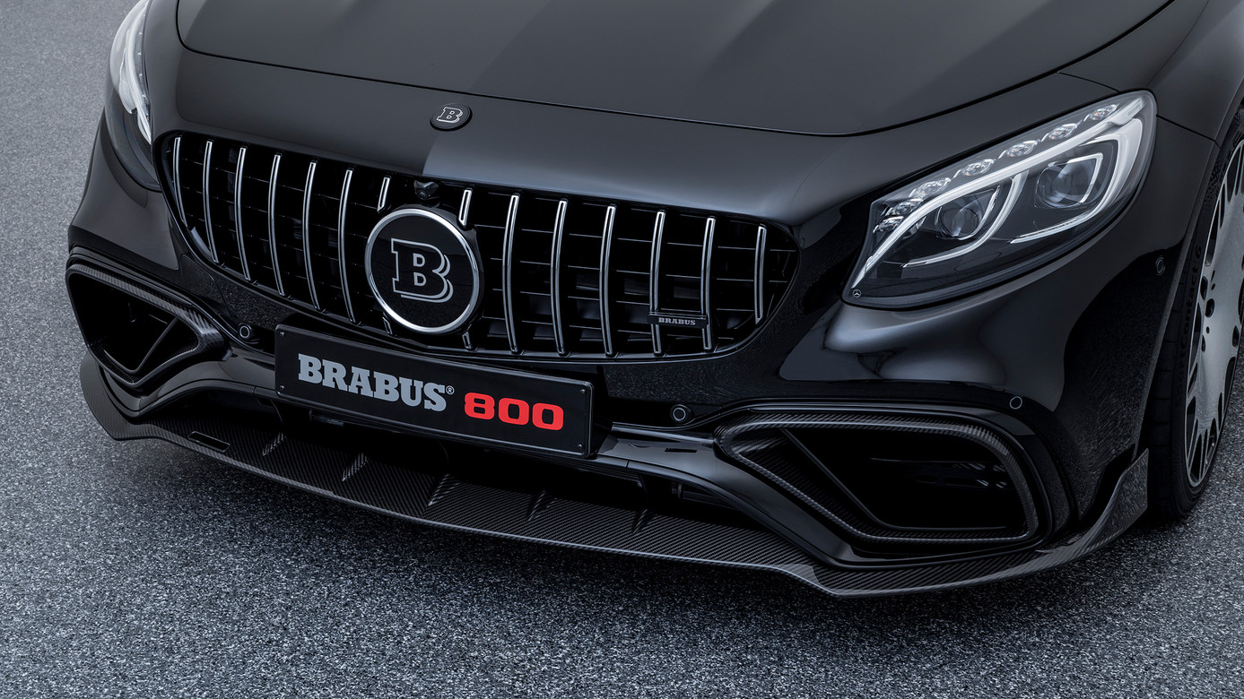 Front spoiler Brabus carbon for Mercedes S-class Coupe C217 AMG S63