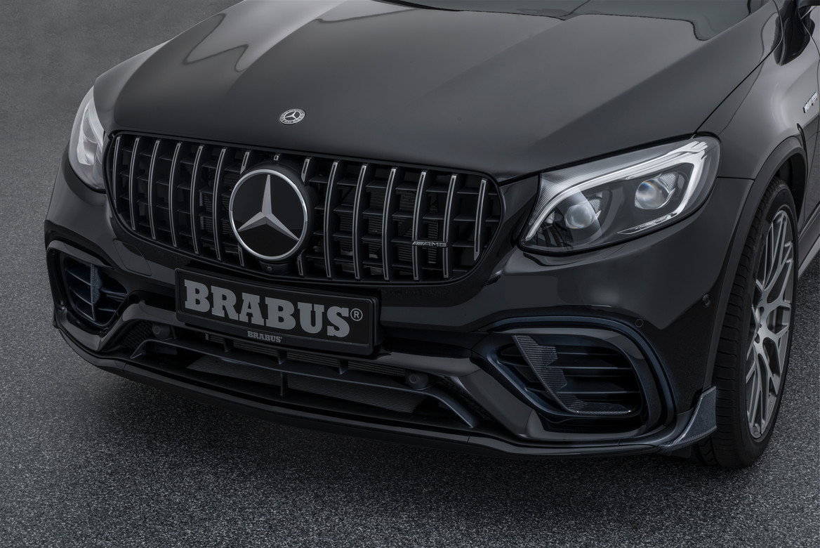 Front fascia attachments Brabus Carbon for Mercedes GLС AMG 