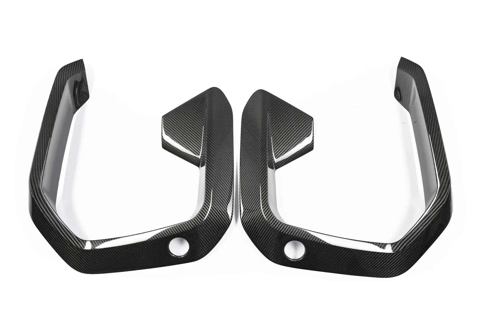 Front bumper fangs Forged Carbon for BMW X6 M F96