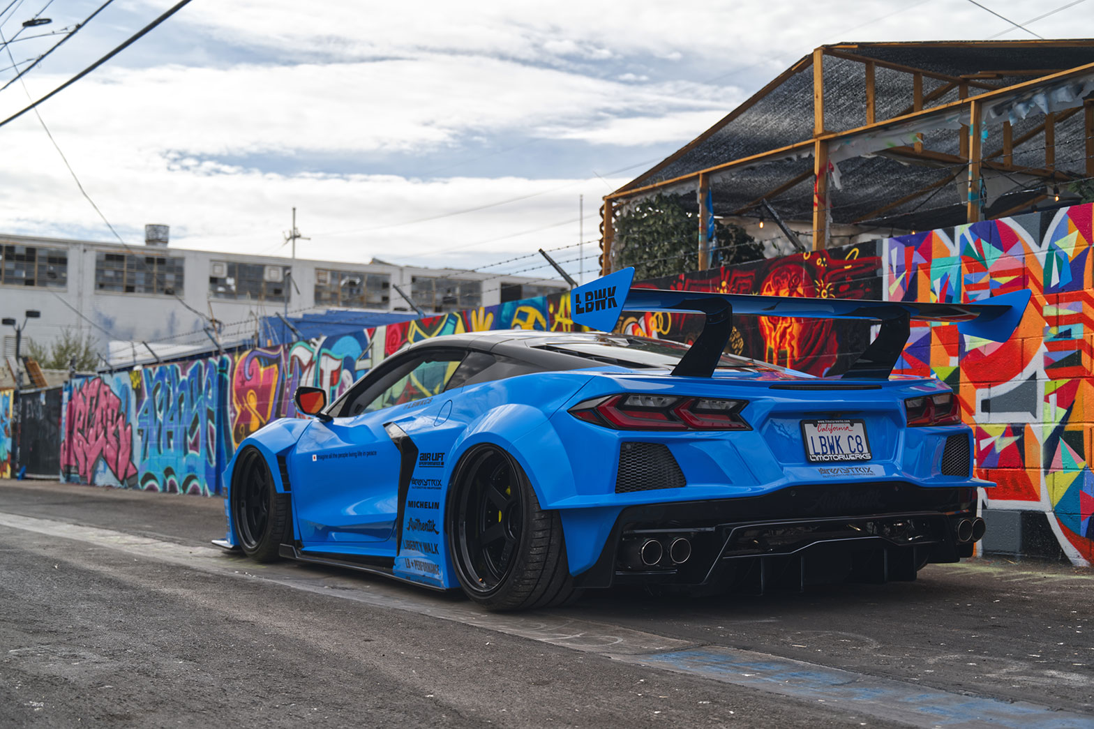 Check our price and buy Liberty Walk body kit for Chevrolet Corvette C8!