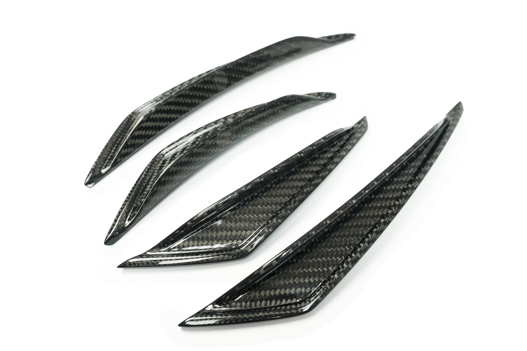 Front bumper Canards Forged Carbon for BMW M8 Coupe F91/F92/F93