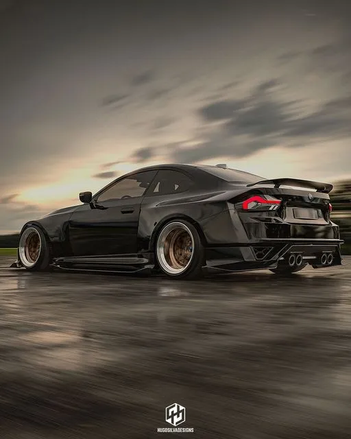 BMW M2 G87 Custom Wide Body Kit by Hugo Silva